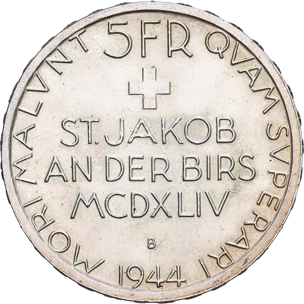 Monnaie, Suisse, 5 Francs, 1944, Bern, SUP+, Argent, KM:45