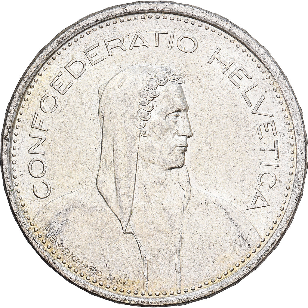 Suiza, 5 Francs, 1967, Bern, Plata, EBC+, KM:40
