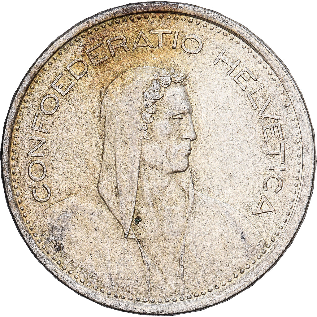 Switzerland, 5 Francs, 1969, Bern, Silver, AU(50-53), KM:40