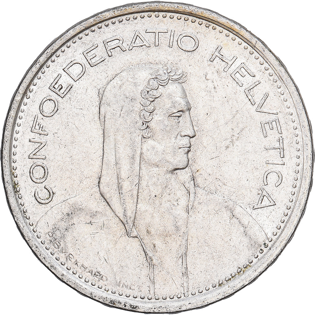 Switzerland, 5 Francs, 1969, Bern, Silver, AU(55-58), KM:40
