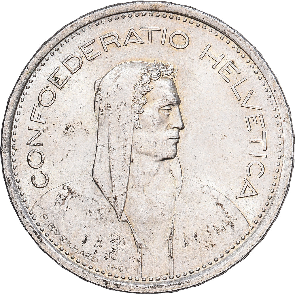 Switzerland, 5 Francs, 1969, Bern, Silver, MS(60-62), KM:40