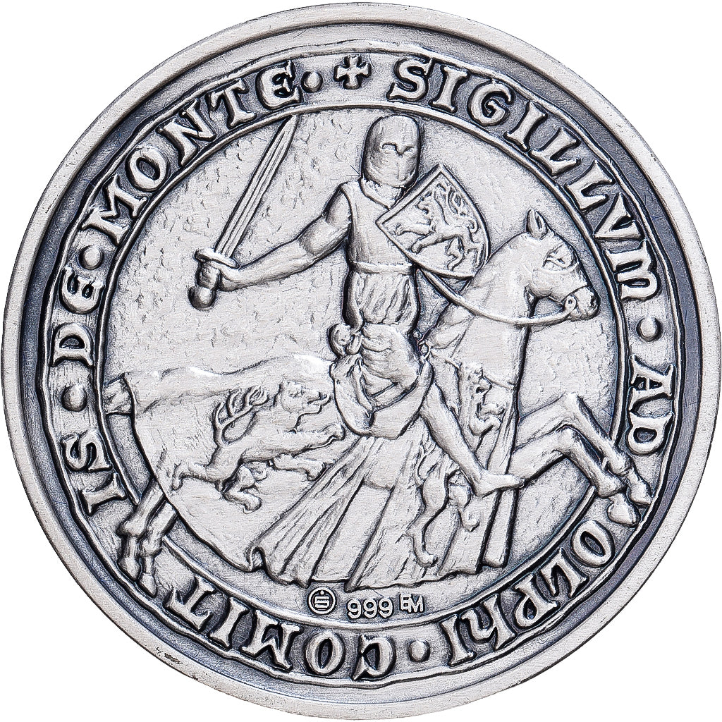Germany, Medal, 700 ans de la ville de Düsseldorf, 1988, Silver, MS(65-70)