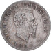 Italia, Vittorio Emanuele II, 2 Lire, 1863, Naples, Argento, MB+, KM:6a.1