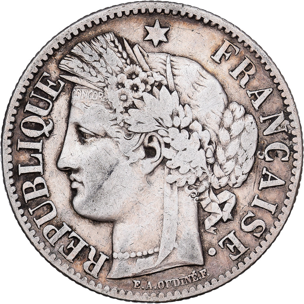 Münze, Frankreich, Cérès, 2 Francs, 1894, Paris, S+, Silber, KM:817.1
