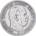 Estados alemanes, PRUSSIA, Wilhelm I, 2 Mark, 1876, Berlin, Plata, BC+, KM:506