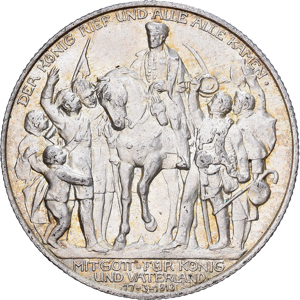 Deutsch Staaten, PRUSSIA, Wilhelm II, 2 Mark, 1913, Berlin, Silber, VZ+, KM:532