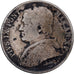 Italian States, PAPAL STATES, Pius IX, 20 Baiocchi, 1860, Silver, F(12-15)