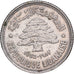 Lebanon, 50 Piastres, 1952, Utrecht, Silver, EF(40-45), KM:17