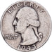 United States, Quarter, Washington, 1943, Philadelphia, Silver, VF(20-25)