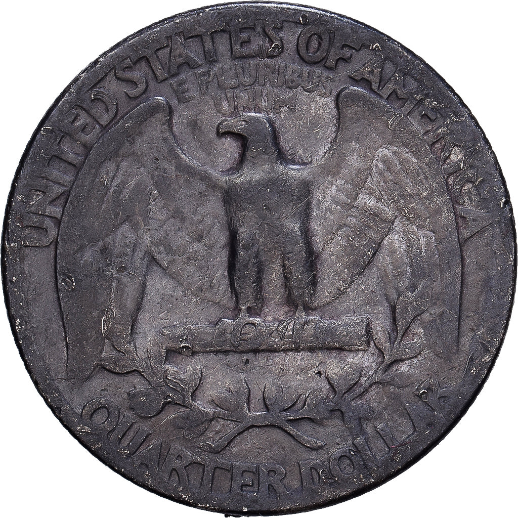 United States, Quarter, Washington Quarter, 1945, Philadelphia, Silver