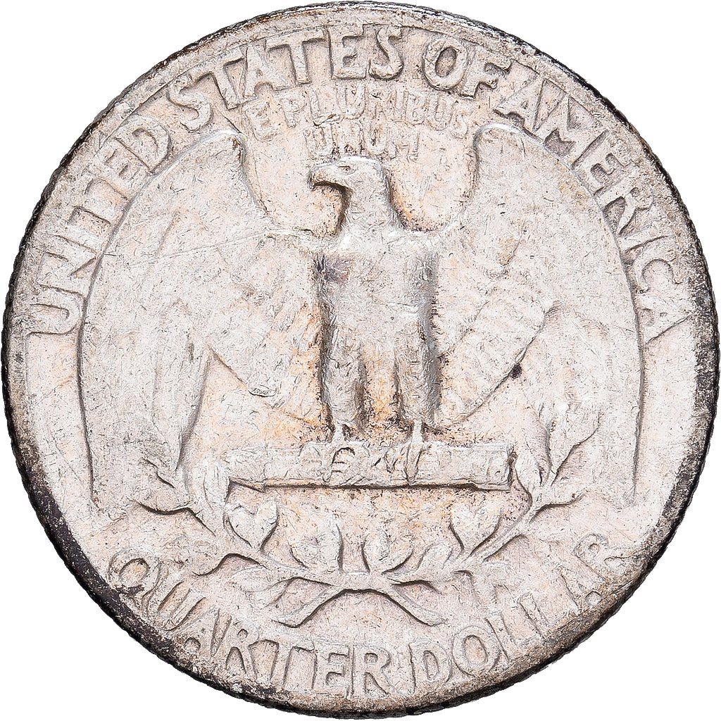 United States, Quarter, Washington, 1954, Philadelphia, Silver, EF(40-45)