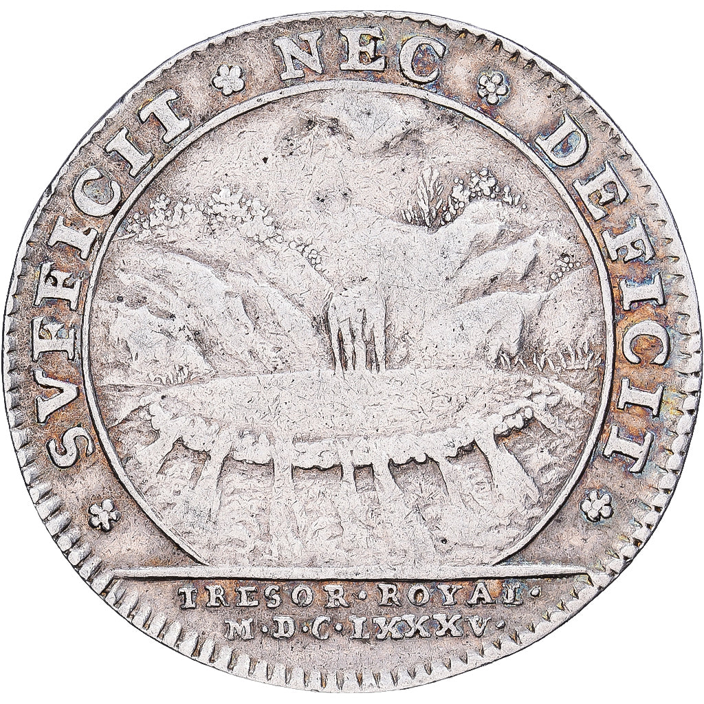 Frankreich, betaalpenning, Louis XIV, Trésor Royal, 1685, Silber, S+