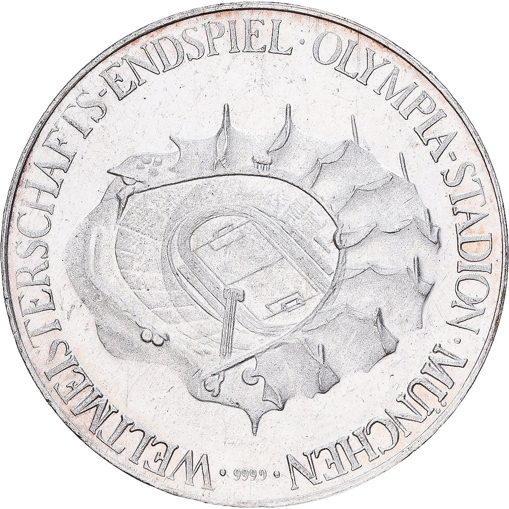 Germany, Medal, Coupe du Monde de Football, Germany, 1974, Silver, AU(55-58)