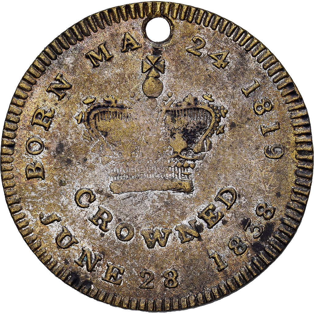 Reino Unido, medalla, Mariage de la Reine Victoria et du Prince Albert, 1840