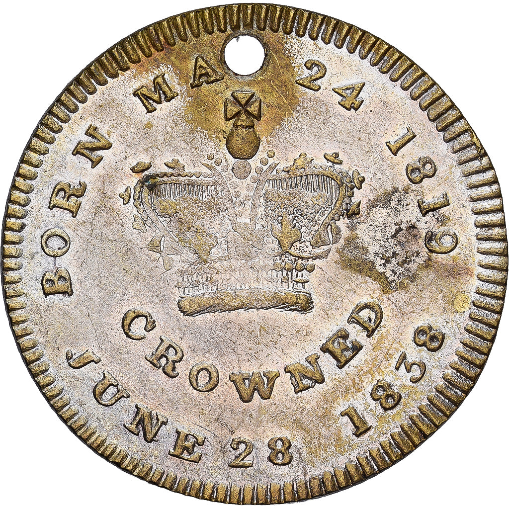 Reino Unido, medalla, Mariage de la Reine Victoria et du Prince Albert, 1840