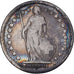 Switzerland, Franc, 1877, Bern, Silver, F(12-15), KM:24