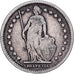 Switzerland, Franc, Helvetia, 1903, Bern, Silver, VF(20-25), KM:29a