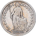 Switzerland, Franc, Helvetia, 1910, Bern, Silver, VF(30-35), KM:29a