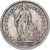 Suisse, Franc, Helvetia, 1913, Bern, Argent, TTB