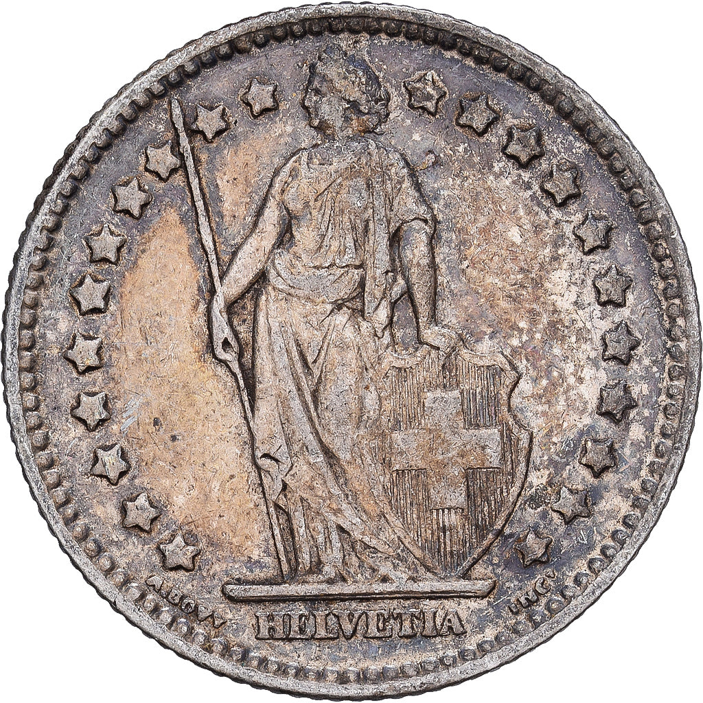 Suisse, Franc, 1920, Bern, Argent, TB+, KM:24