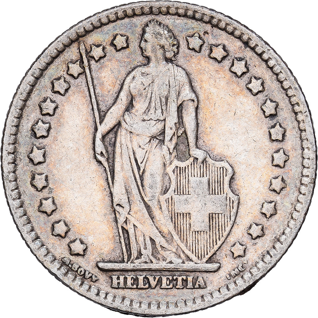 Suisse, Franc, 1921, Bern, Argent, TTB, KM:24