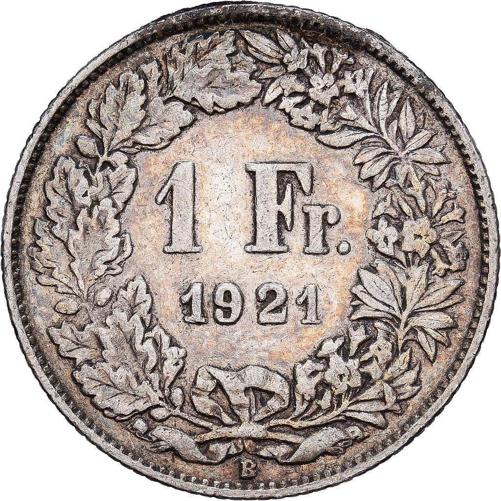 Suisse, Franc, 1921, Bern, Argent, TTB, KM:24