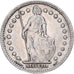 Suisse, Franc, 1928, Bern, Argent, TTB, KM:24