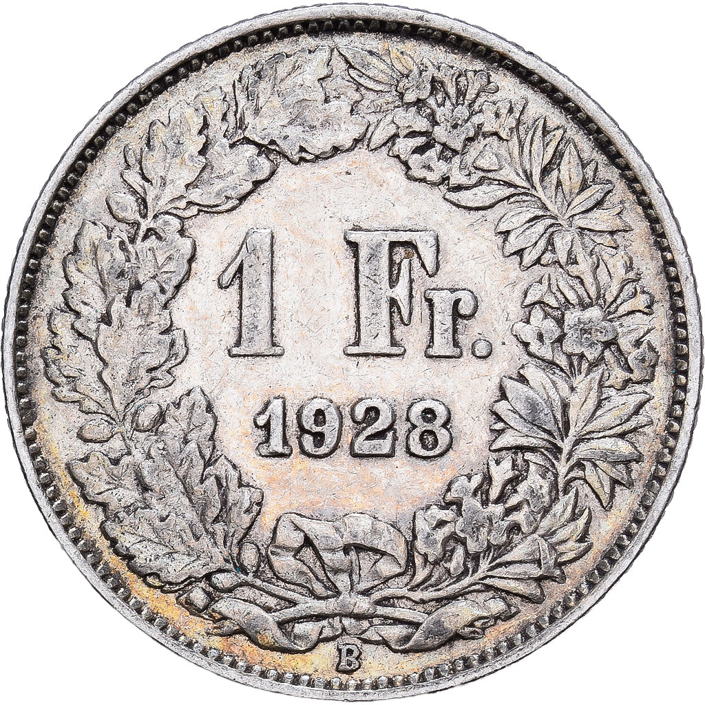 Suisse, Franc, 1928, Bern, Argent, TTB, KM:24