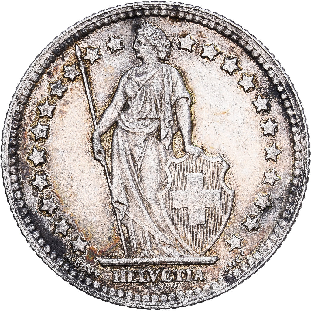 Suisse, Franc, Helvetia, 1932, Bern, Argent, TTB, KM:29a
