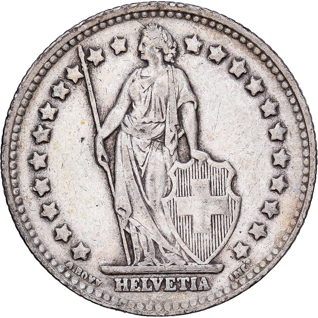 Suisse, Franc, 1934, Bern, Argent, TTB, KM:24
