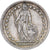 Suisse, Franc, 1944, Bern, Argent, TTB, KM:24