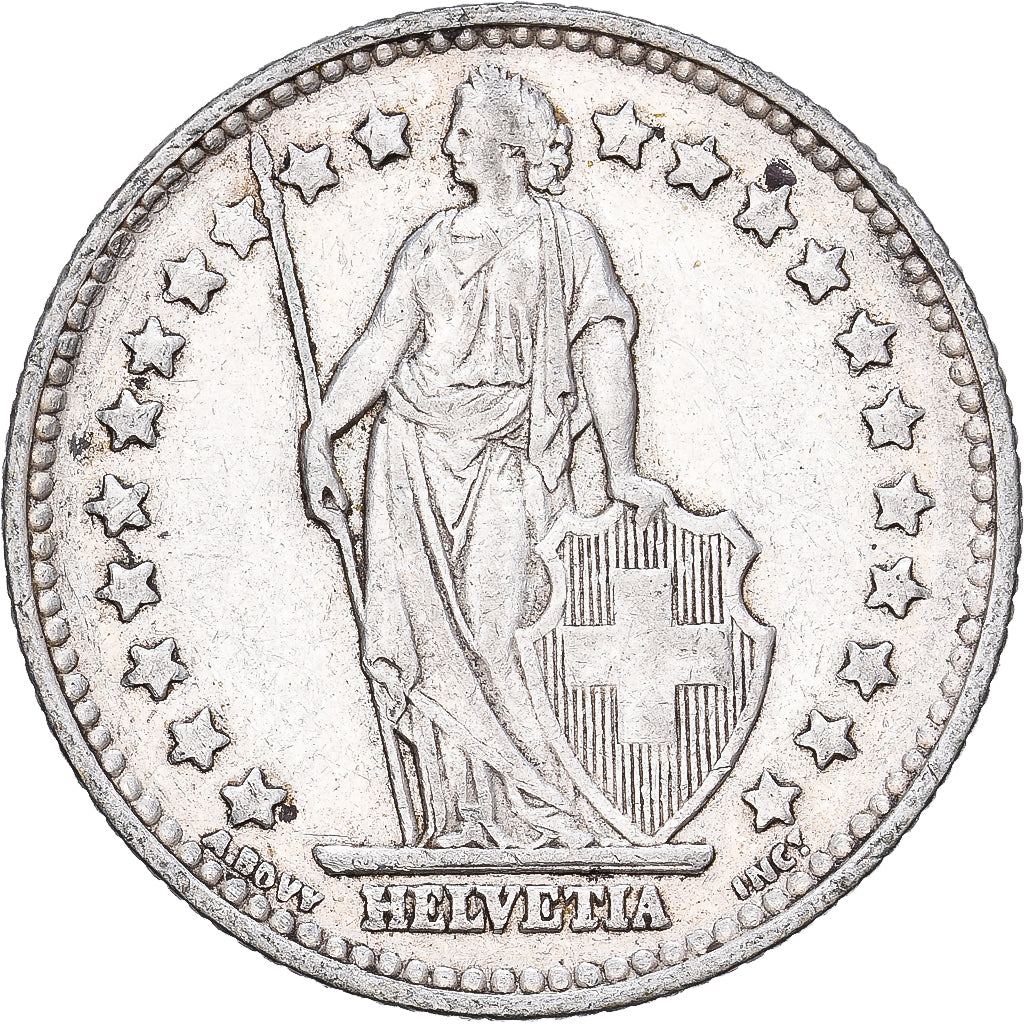 Suisse, Franc, 1953, Bern, Argent, TTB, KM:24