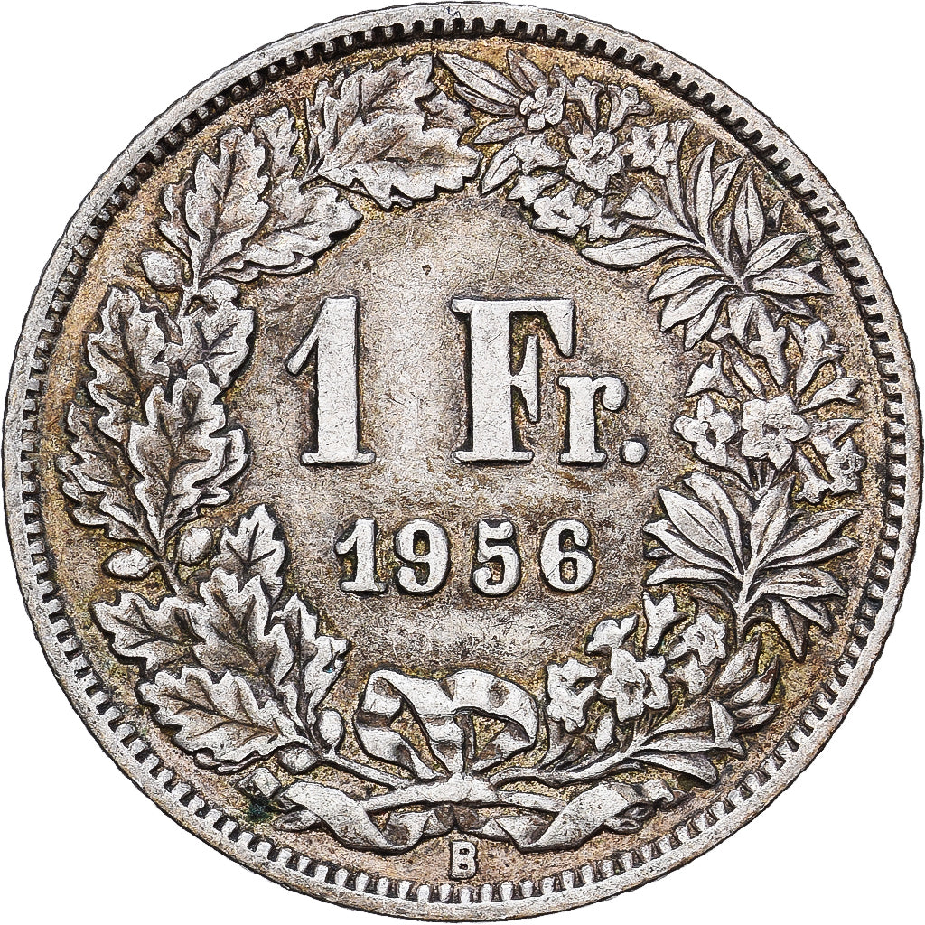 Suisse, Franc, 1956, Bern, Argent, TTB, KM:24