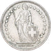 Coin, Switzerland, Franc, 1958, Bern, EF(40-45), Silver, KM:24