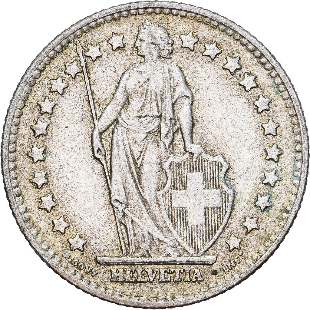 Switzerland, Franc, 1960, Bern, Silver, AU(50-53), KM:24