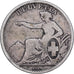 Switzerland, 2 Francs, 1862, Bern, Silver, VF(20-25), KM:10a