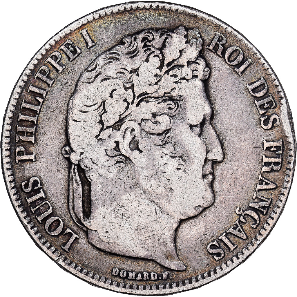 Frankreich, 5 Francs, Louis-Philippe, 1832, Nantes, Silber, S, Gadoury:678