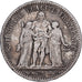 Frankreich, 5 Francs, Hercule, 1849, Strasbourg, Silber, S, Gadoury:683