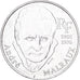 Francja, 100 Francs, André Malraux, 1997, Srebro, MS(60-62), KM:1188