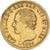 ESTADOS ITALIANOS, SARDINIA, Carlo Felice, 80 Lire, 1828, Torino, Dourado