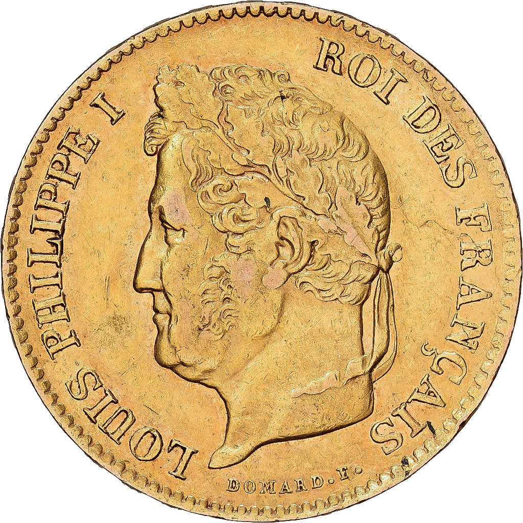 Frankrijk, LOUIS PHILIPPE I, 40 Francs, 1834, Paris, Goud, ZF, Gadoury:1106