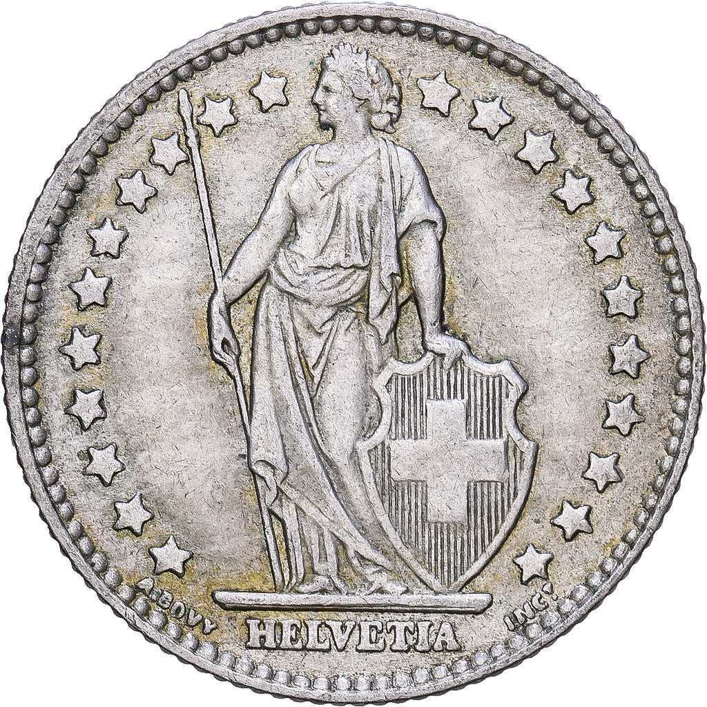 Switzerland, Franc, 1962, Bern, Silver, EF(40-45), KM:24
