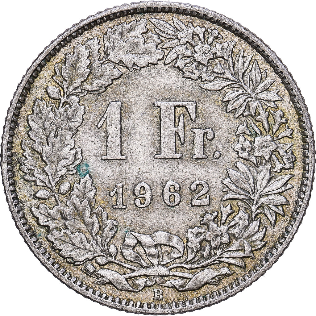Switzerland, Franc, 1962, Bern, Silver, EF(40-45), KM:24