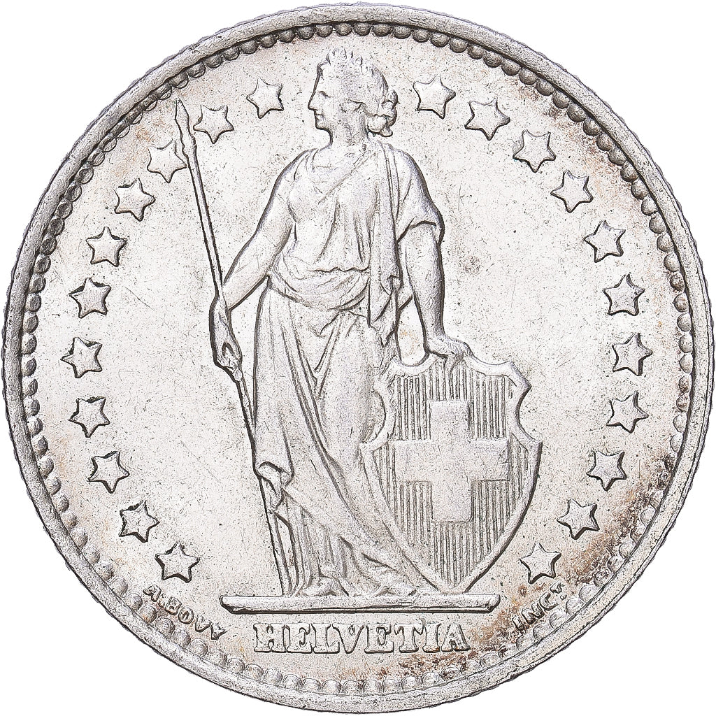 Suisse, Franc, 1966, Bern, Argent, SUP+, KM:24