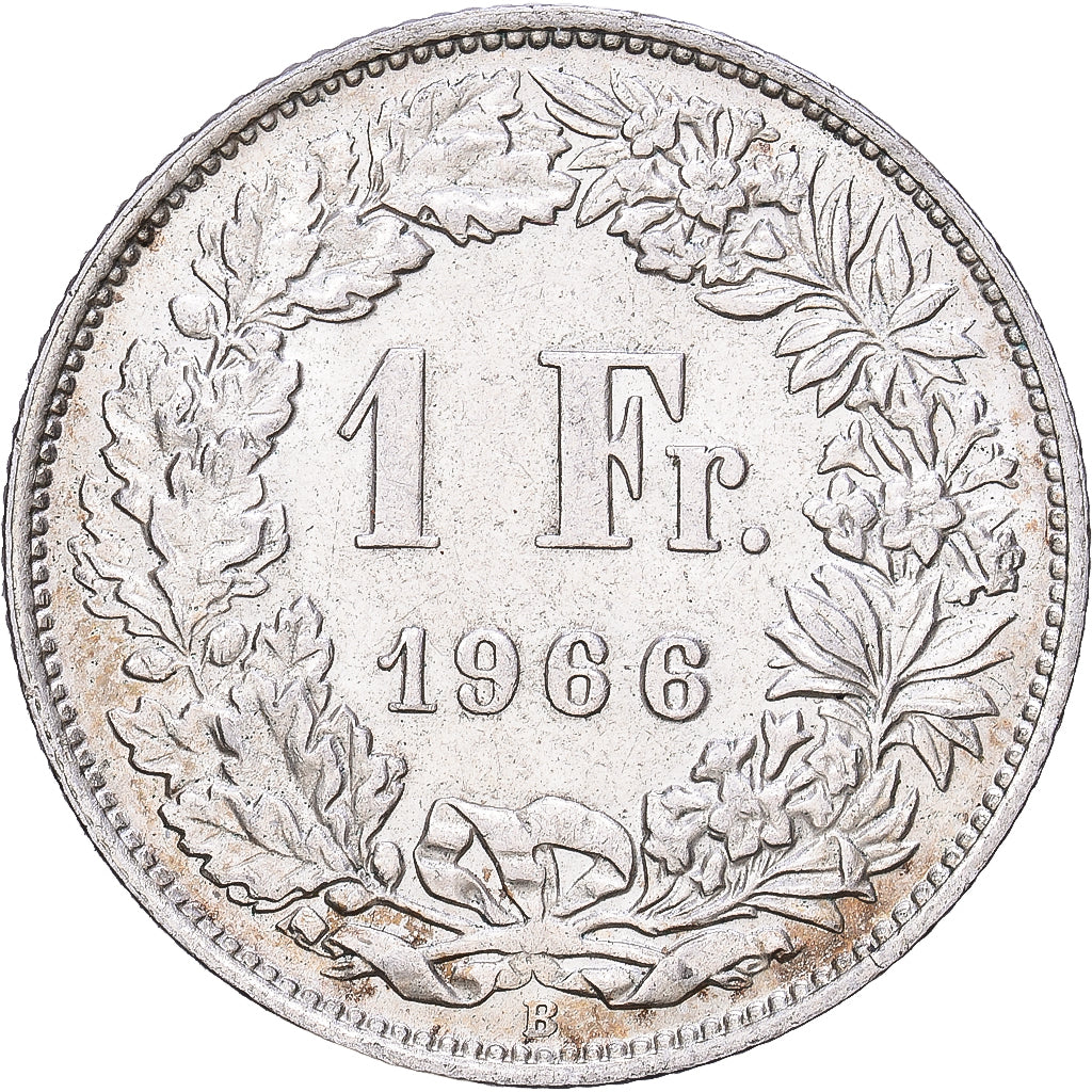 Suisse, Franc, 1966, Bern, Argent, SUP+, KM:24