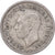 Australië, George VI, Sixpence, 1951, Melbourne, Zilver, FR, KM:45