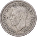 Australia, George VI, Sixpence, 1951, Melbourne, Silver, VF(20-25), KM:45