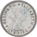 Australië, Elizabeth II, Sixpence, 1955, Melbourne, Zilver, FR, KM:58
