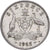 Australia, Elizabeth II, Sixpence, 1955, Melbourne, Silver, VF(20-25), KM:58