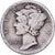 Verenigde Staten, Dime, Mercury Dime, 1917, San Francisco, Zilver, FR+, KM:140